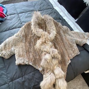 Fur coat/poncho